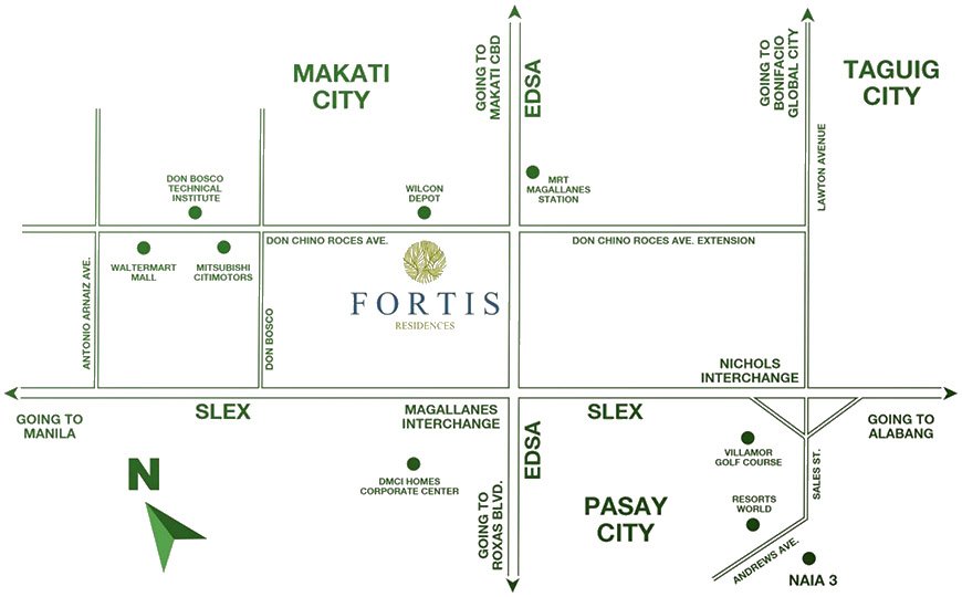 Fortis Residences in Chino Roces Avenue Makati City by DMCI Homes